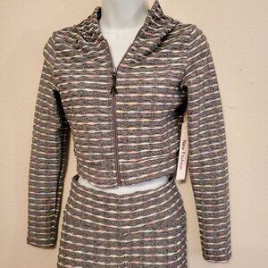 Two Pieces Honeycomb Active Bun Sculp Seam Leggings Size S/M.